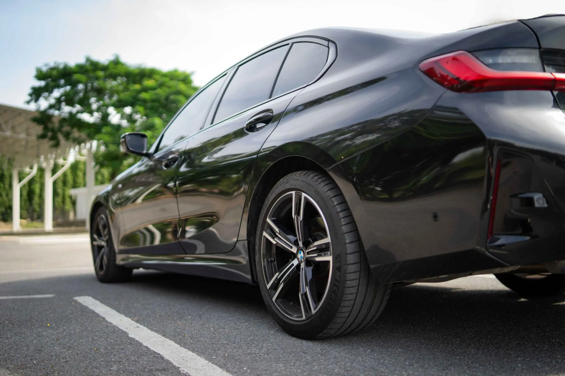 BMW 320d Sport LCI detail