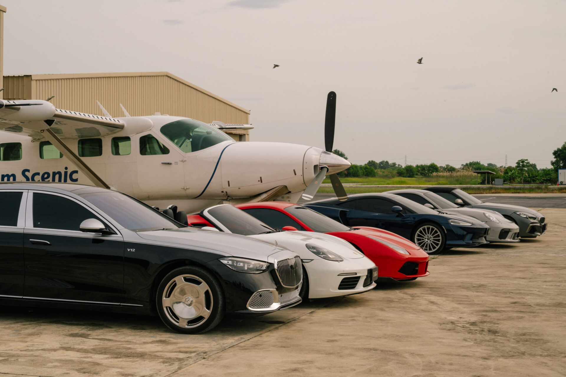 Premium supercar rental fleet